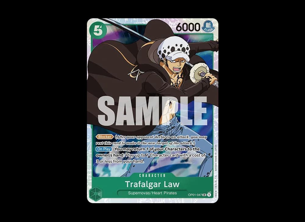 Trafalgar Law SR [OP01-047] [EN](Premium Booster "ONE PIECE CARD THE BEST")