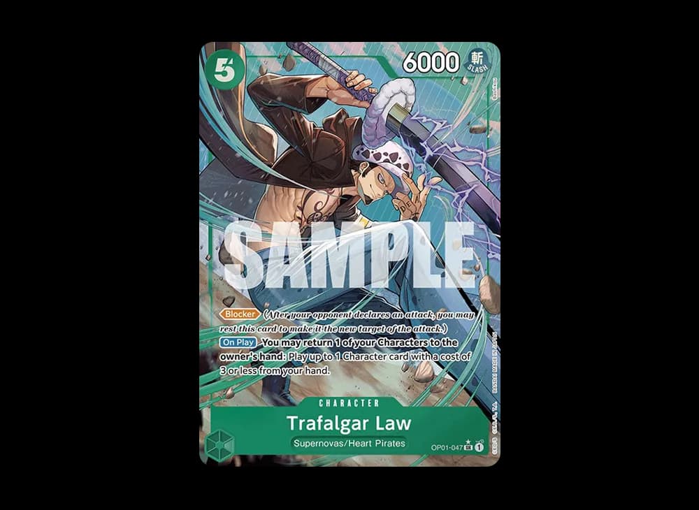 Trafalgar Law SR-P [OP01-047] [EN](Premium Booster "ONE PIECE CARD THE BEST")
