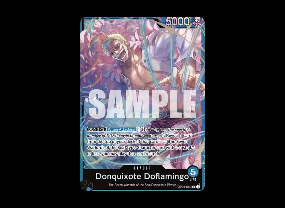 Donquixote Doflamingo L [OP01-060] [EN](Start Deck "BLUE Donquixote Doflamingo")
