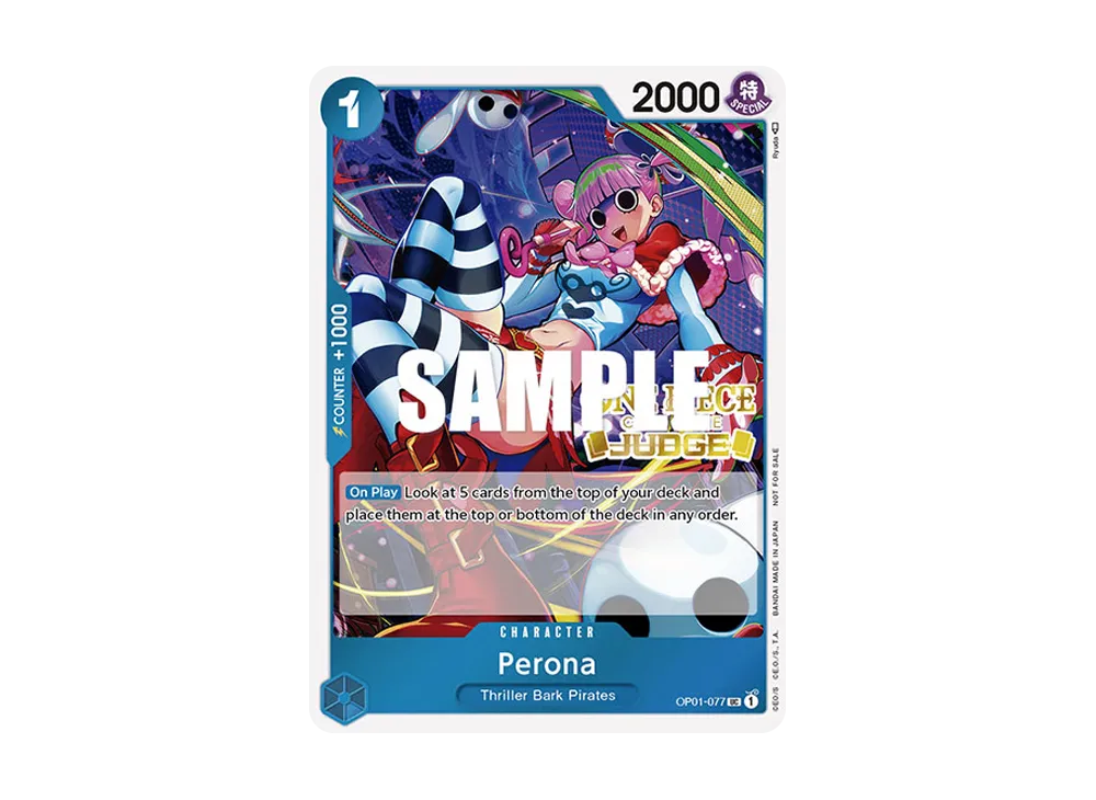 Perona UC [OP01-077] [EN](Promotional Card "Judge Pack Vol.2")