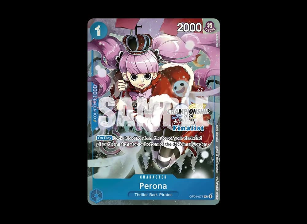 Perona UC [OP01-077] [EN](Promotional Card "Championship 2024 Finalist Card Set")
