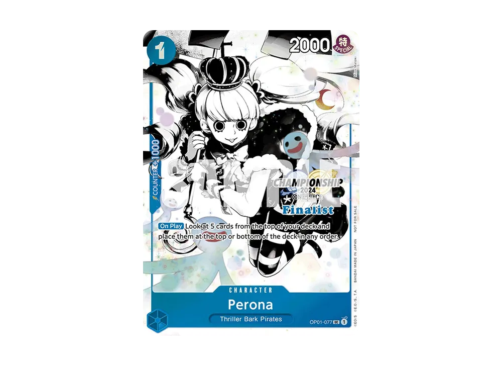 Perona UC [OP01-077] [EN](Promotional Card "Championship 2024 Finalist Card Set")
