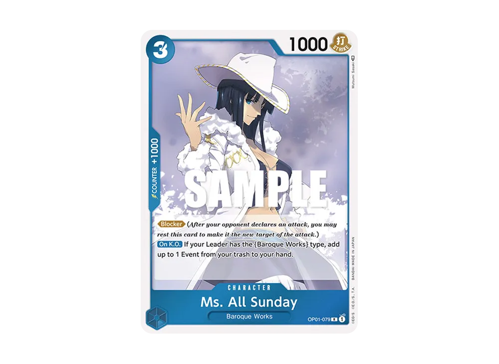 Ms. All Sunday R [OP01-079] [EN](Booster Pack "ROMANCE DAWN")