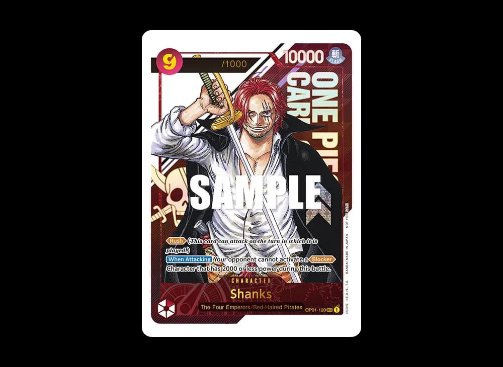 Shanks SEC-P [OP01-120] [EN](Promotional Card "2024 March-May Online Regional Event")