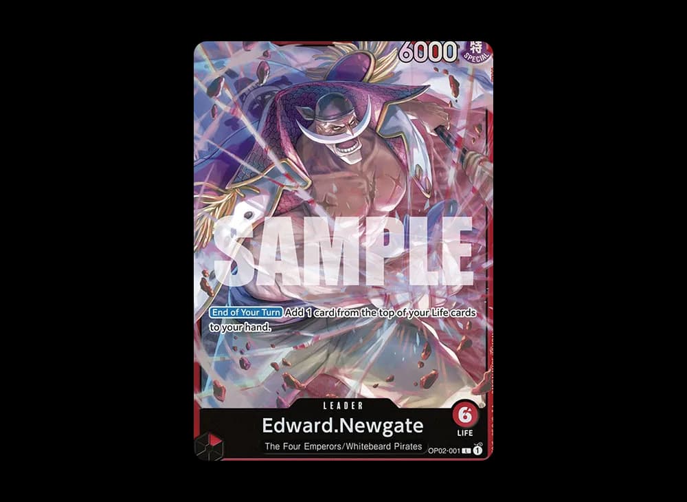 Edward.Newgate L [OP02-001] [EN](Start Deck "RED Edward.Newgate")