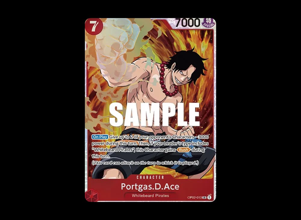 Portgas.D.Ace SR [OP02-013] [EN](Booster Pack "Paramount War")