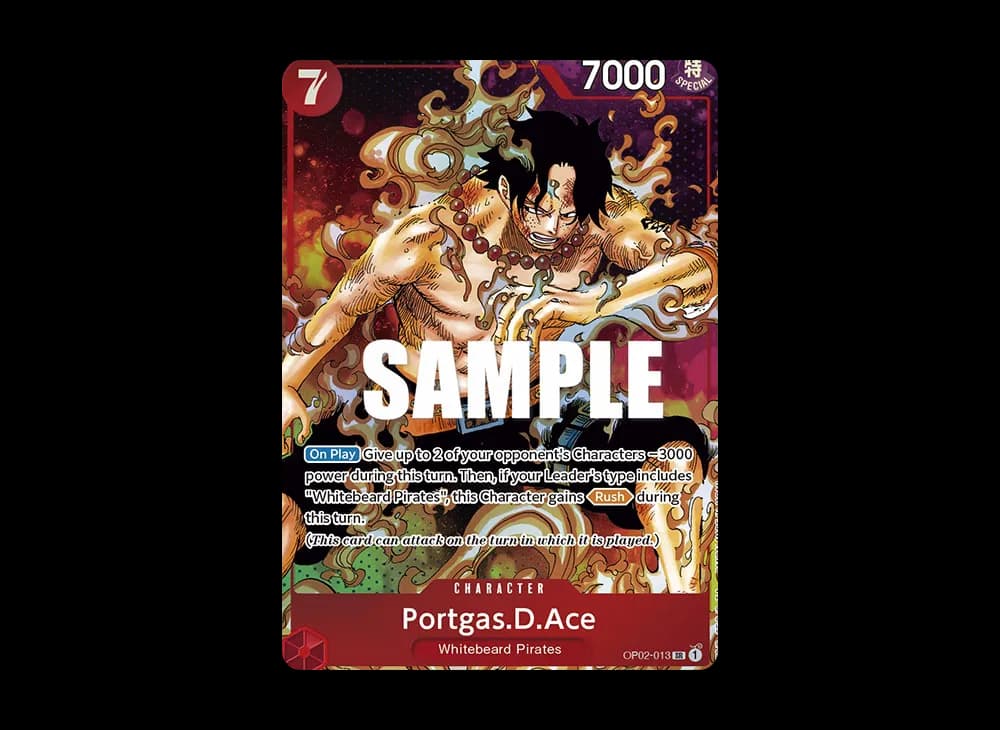 Portgas.D.Ace SR-P [OP02-013] [EN](Booster Pack "Paramount War")