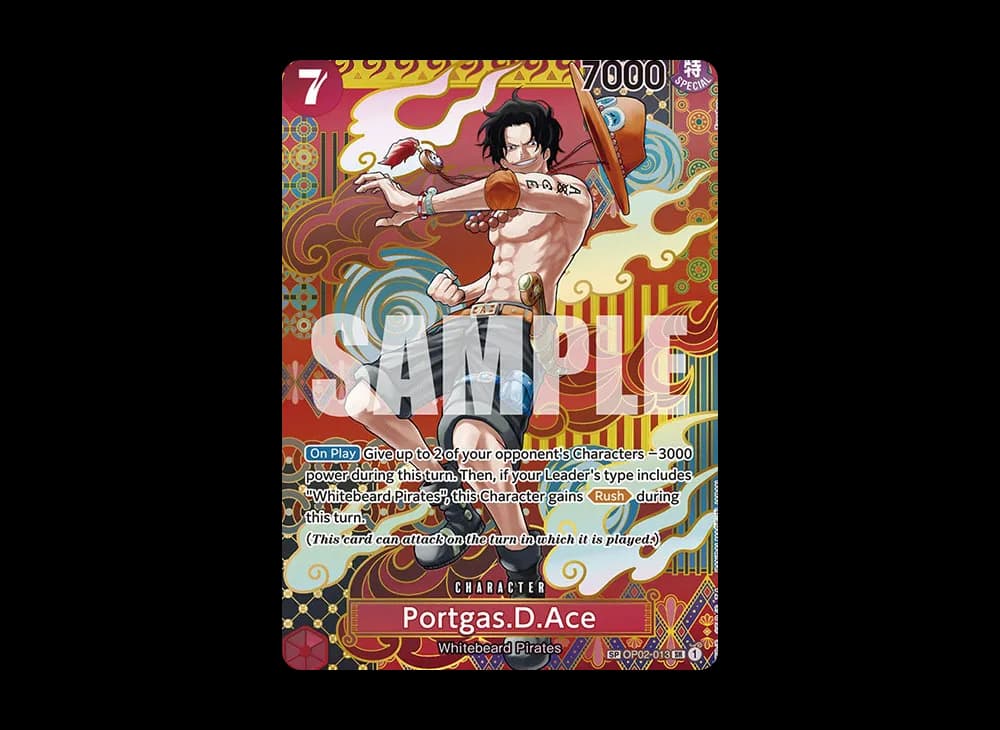 Portgas.D.Ace SR-SPC [OP02-013] [EN](Booster Pack "Two Legends")