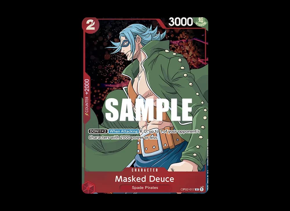 Masked Deuce R-P [OP02-017] [EN](Booster Pack "Paramount War")