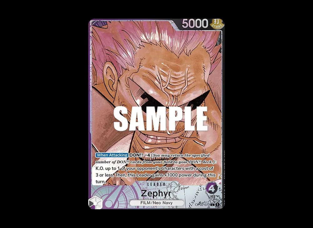 Zephyr L-P [OP02-072] [EN](Booster Pack "Paramount War")