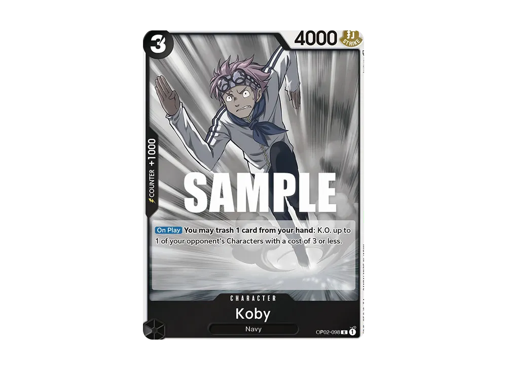 Koby R [OP02-098] [EN](Booster Pack "Paramount War")