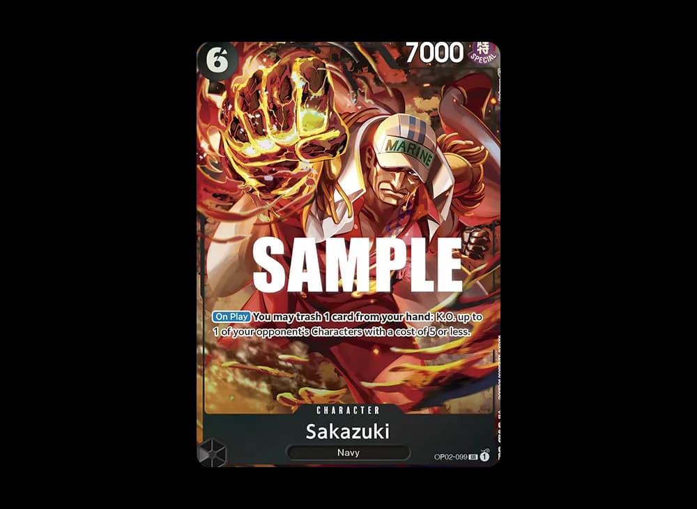 Sakazuki SR-P [OP02-099] [EN](Booster Pack "Paramount War")