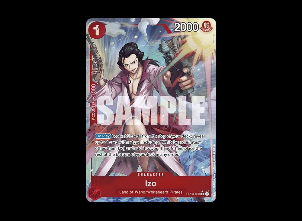Izo R :Full Art [OP03-003] [EN](Premium Booster "ONE PIECE CARD THE BEST")
