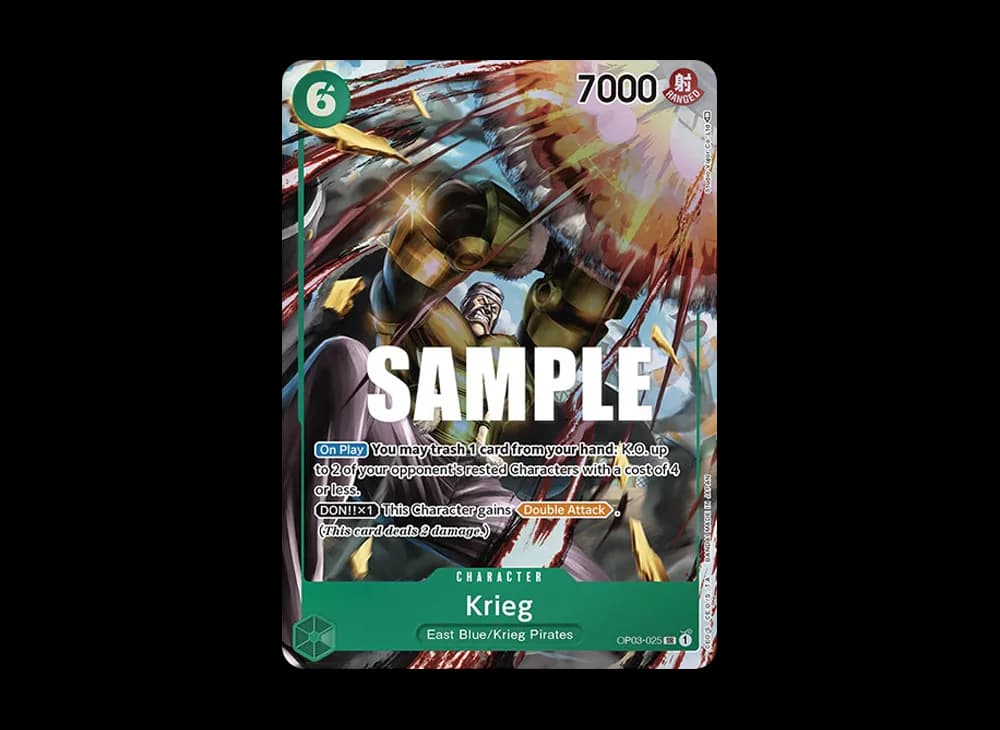 Krieg SR-P [OP03-025] [EN](Booster Pack "Pillars Of Strength")