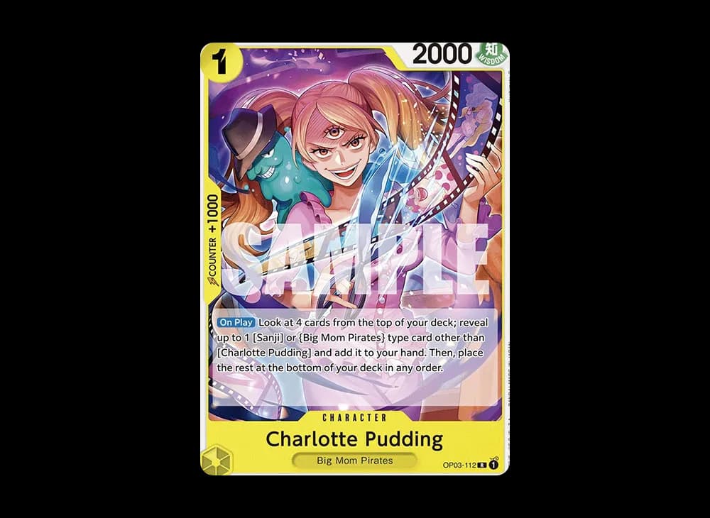 Charlotte Pudding R [OP03-112] [EN](Start Deck "YELLOW Charlotte Katakuri")