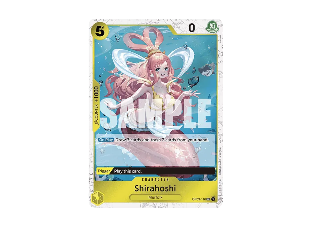 Shirahoshi UC : Pirate Flag Foil [OP03-116] [EN](Premium Booster "ONE PIECE CARD THE BEST")