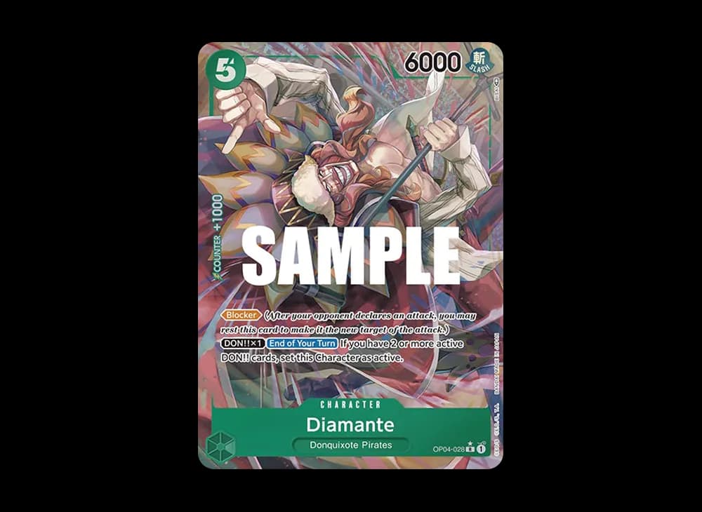 Diamante R-P [OP04-028] [EN](Booster Pack "Kingdoms Of Intrigue")
