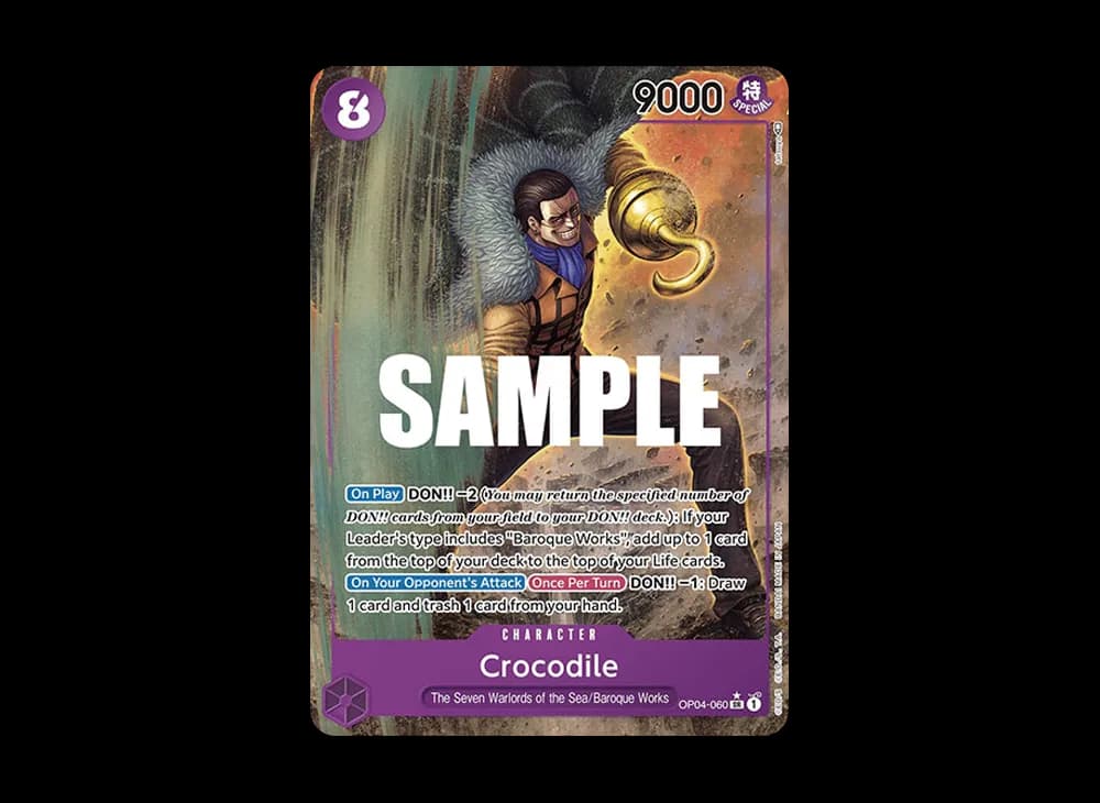 Crocodile SR-P [OP04-060] [EN](Booster Pack "Kingdoms Of Intrigue")
