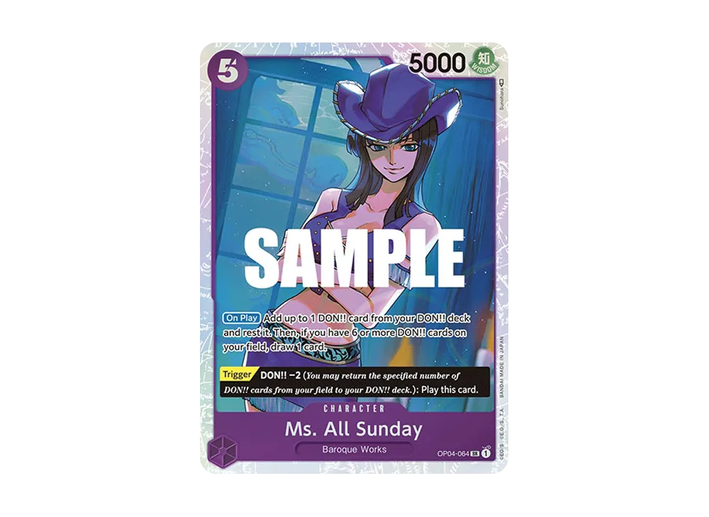 Ms. All Sunday SR [OP04-064] [EN](Booster Pack "Kingdoms Of Intrigue")