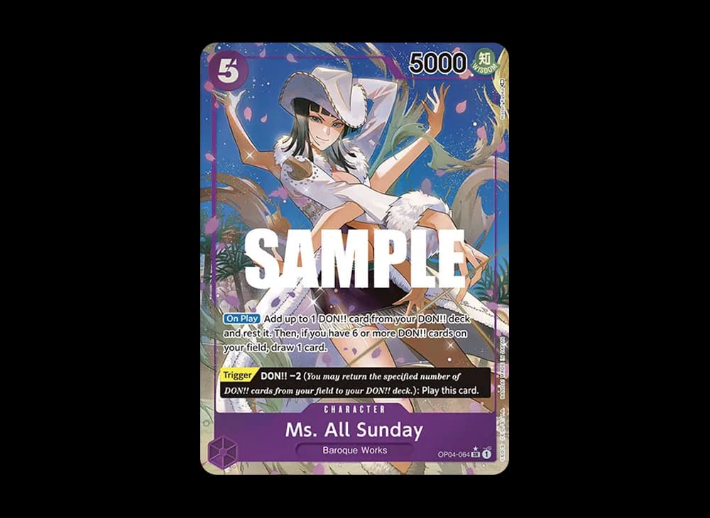 Ms. All Sunday SR-P [OP04-064] [EN](Booster Pack "Kingdoms Of Intrigue")