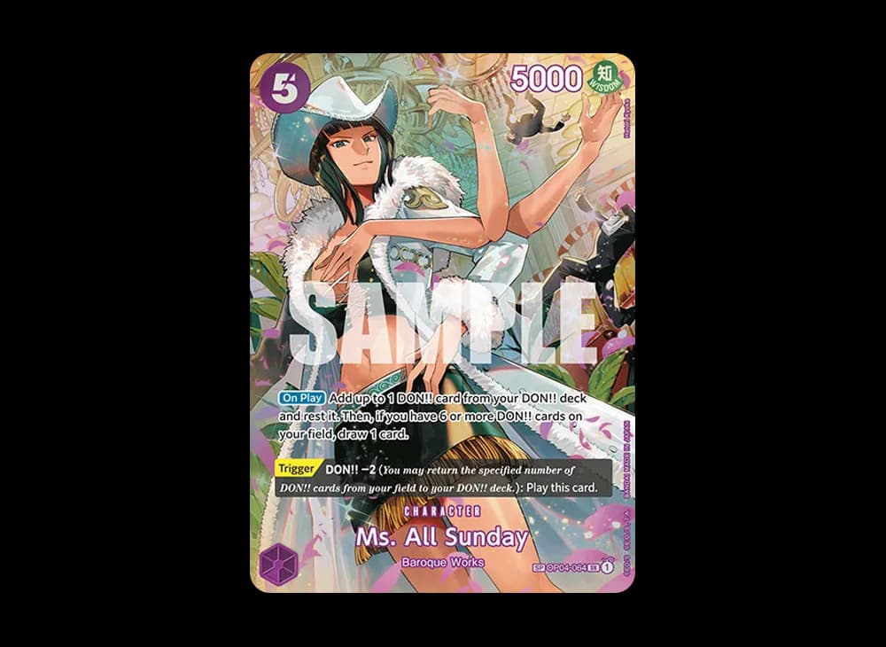 Ms. All Sunday SR-SPC [OP04-064] [EN](Booster Pack "Wings Of The Captain")