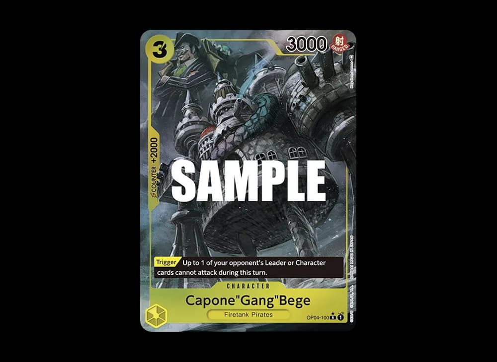 Capone"Gang"Bege R-P [OP04-100] [EN](Booster Pack "Kingdoms Of Intrigue")