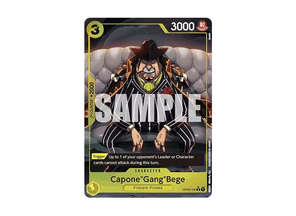 Capone"Gang"Bege R-P [OP04-100] [EN](Premium Booster "ONE PIECE CARD THE BEST")