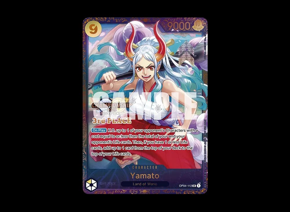 Yamato SR [OP04-112] [EN](Promotional Card "Championship 2024 Finals 3rd Place Trophy Card")
