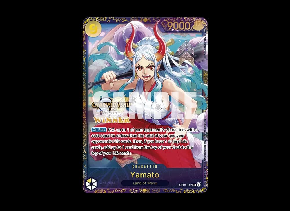 Yamato SR [OP04-112] [EN](Promotional Card "Championship 2024 Finals 1st Place Trophy Card")