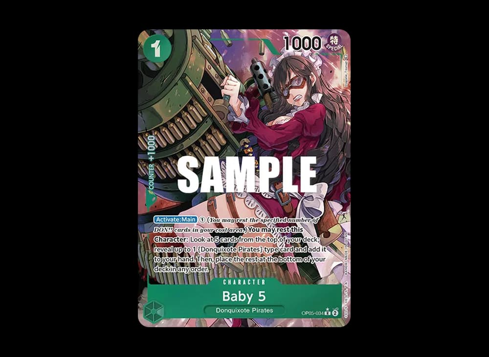 Baby 5 R-P [OP05-034] [EN](Booster Pack "Awakening Of The New Era")