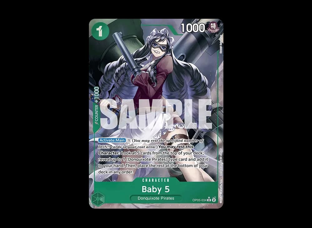 Baby 5 R :Full Art [OP05-034] [EN](Premium Booster "ONE PIECE CARD THE BEST")