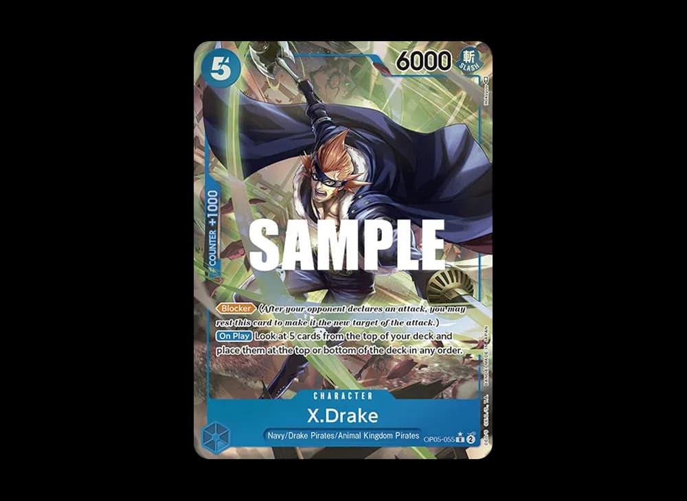 X.Drake R-P [OP05-055] [EN](Booster Pack "Awakening Of The New Era")