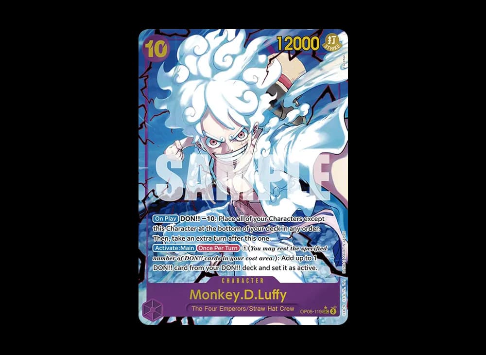 Monkey.D.Luffy SEC-P [OP05-119] [EN](Premium Booster "ONE PIECE CARD THE BEST")