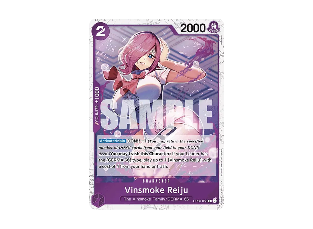 Vinsmoke Reiju C : Pirate Flag Foil [OP06-068] [EN](Premium Booster "ONE PIECE CARD THE BEST")