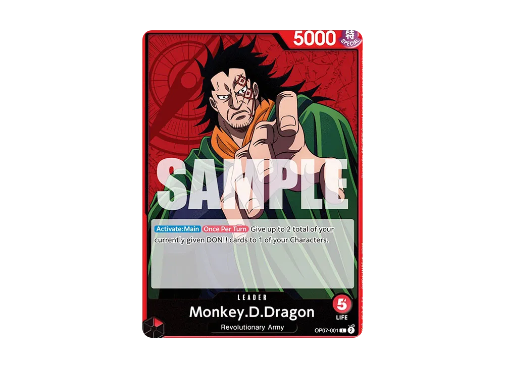 Monkey.D.Dragon L [OP07-001] [EN](Booster Pack "500 Years In The Future")