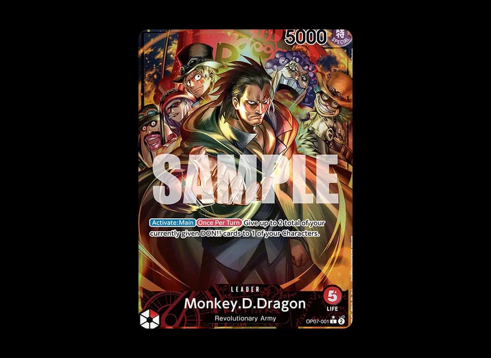 Monkey.D.Dragon L-P [OP07-001] [EN](Booster Pack "500 Years In The Future")