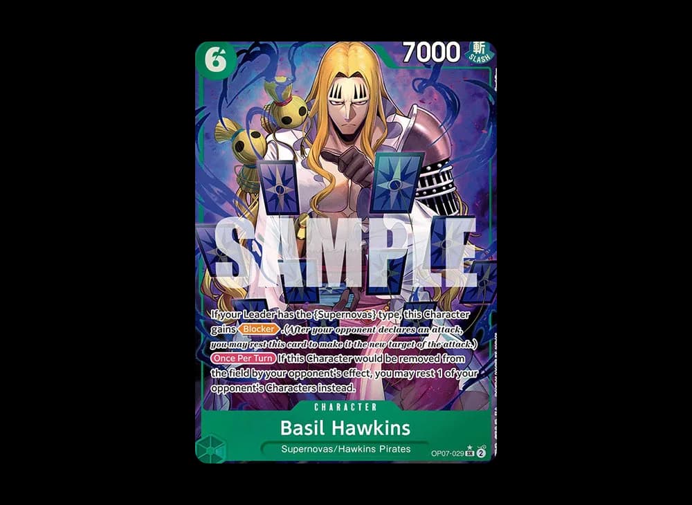 Basil Hawkins SR-P [OP07-029] [EN](Booster Pack "500 Years In The Future")