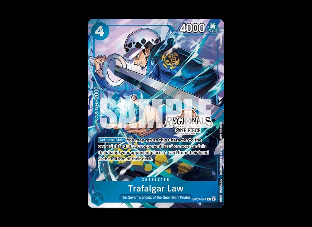 Trafalgar Law R [OP07-047] [EN](Promotional Card "Offline Regional Participation Pack 2025 vol.2")