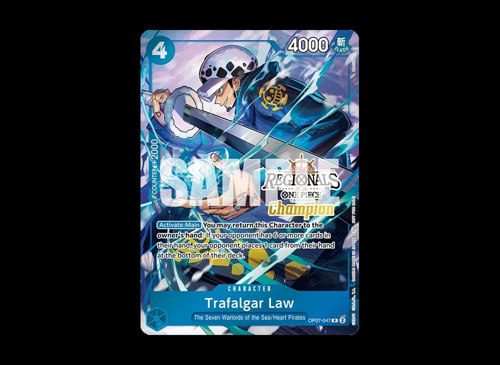Trafalgar Law R [OP07-047] [EN](Promotional Card "Offline Regional Champion Card Set 25-26 Season 2")