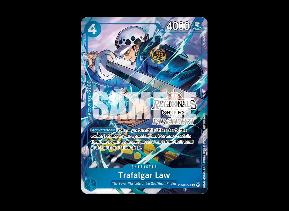 Trafalgar Law R [OP07-047] [EN](Promotional Card "Offline Regional Finalist Card Set 25-26 Season 2")