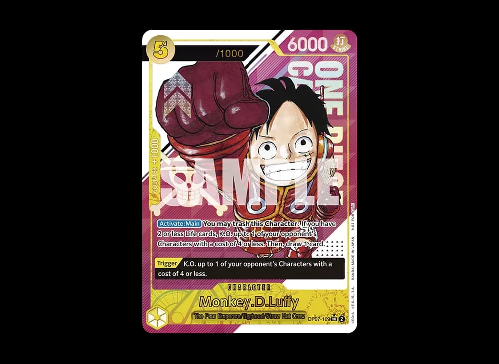 Monkey.D.Luffy SR-P [OP07-109] [EN](Promotional Card "Championship 2024 Event Pack")