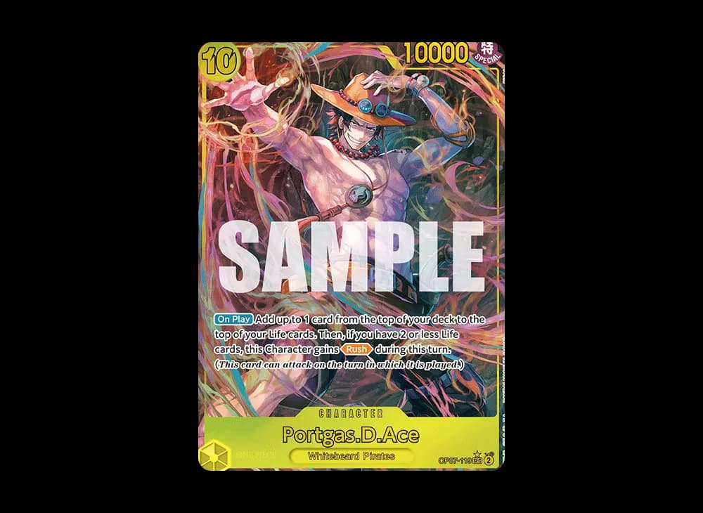 Portgas.D.Ace SEC-P [OP07-119] [EN](Booster Pack "500 Years In The Future")