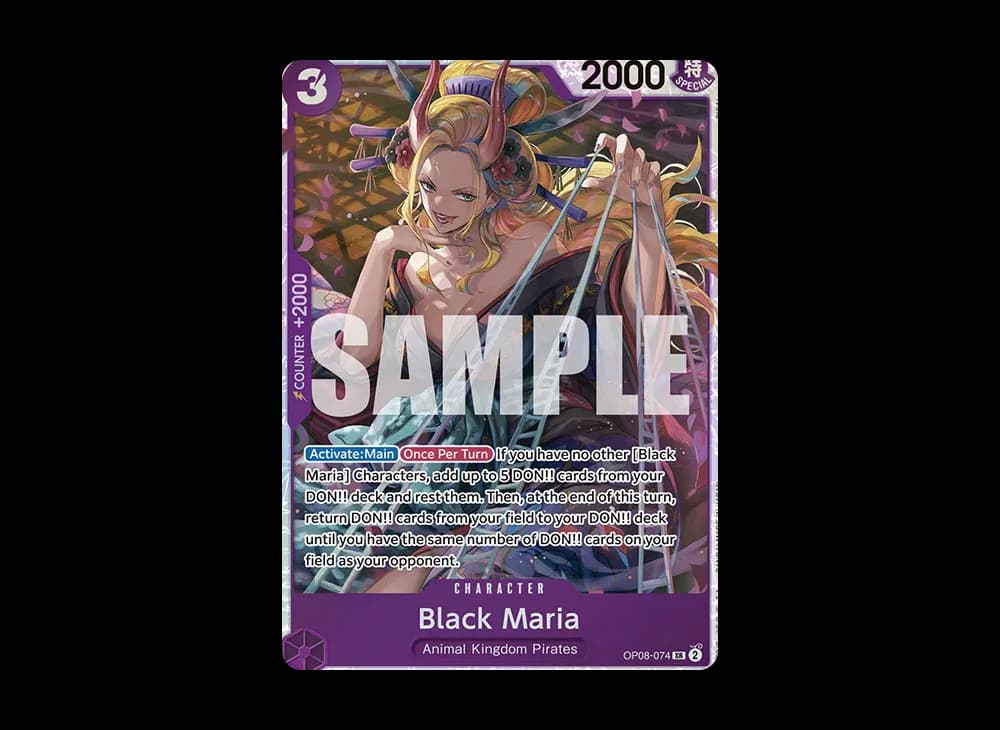 Black Maria SR [OP08-074] [EN](Booster Pack "Two Legends")