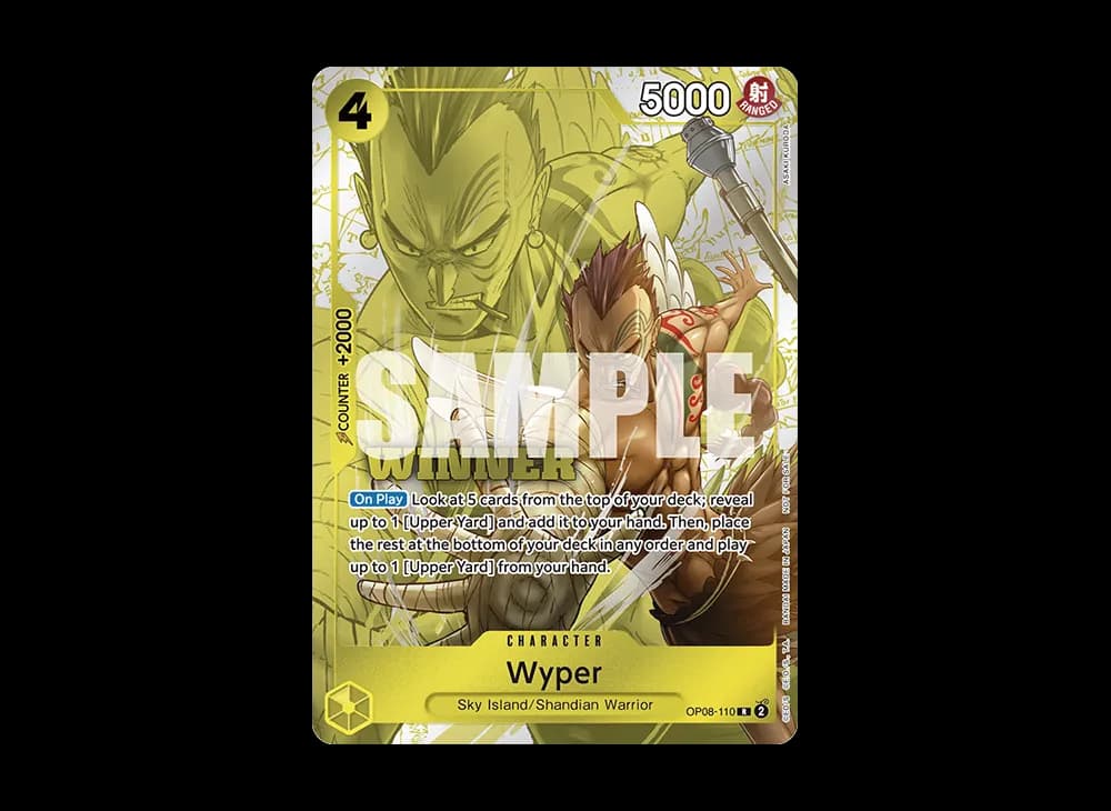 Wyper R [OP08-110] [EN](Promotional Card "Winner Pack 2025 Vol.2")