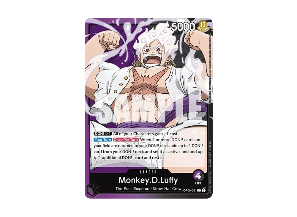 Monkey.D.Luffy L [OP09-061] [EN](Booster Pack "Emperors in the New World")