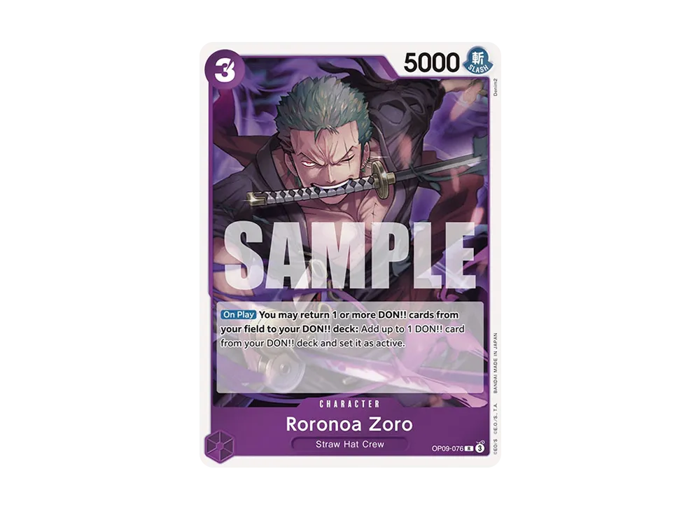 Roronoa Zoro R [OP09-076] [EN](Booster Pack "Emperors in the New World")