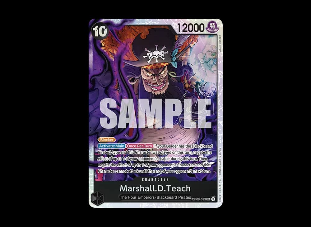 Marshall.D.Teach SR [OP09-093] [EN](Booster Pack "Emperors in the New World")