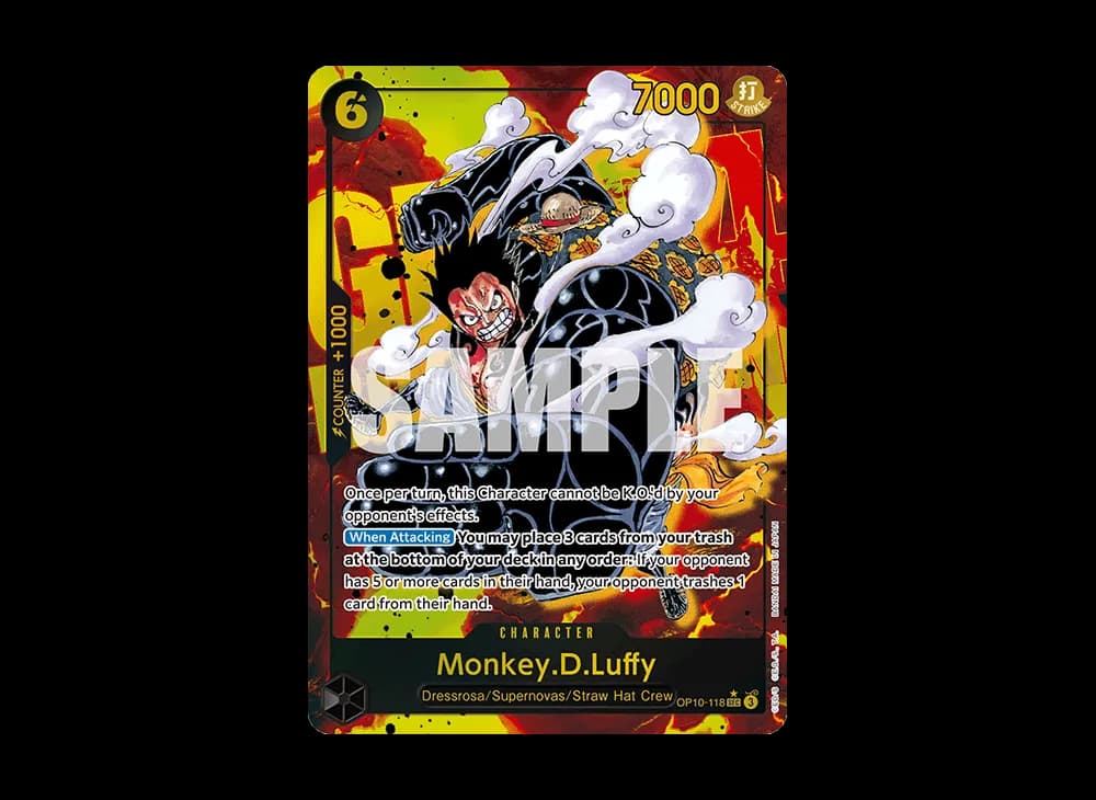 Monkey.D.Luffy SEC-P [OP10-118] [EN](Booster Pack "Royal Blood")
