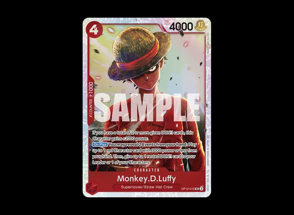 Monkey.D.Luffy SR [OP12-015] [EN](Booster Pack "LEGACY OF THE MASTER")