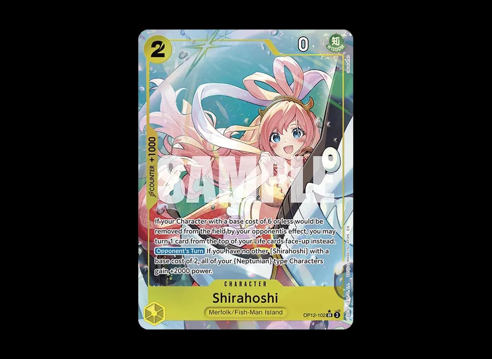 Shirahoshi SR-P [OP12-102] [EN](Booster Pack "LEGACY OF THE MASTER")